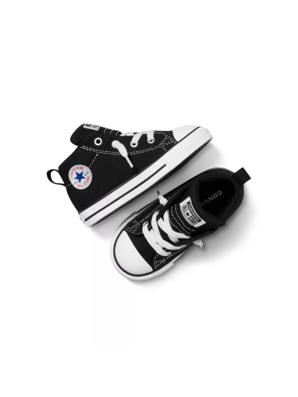 NEW Converse Toddler Street Mid Top Sneakers - Light Black - Size 7T